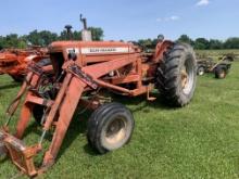 AC "D19" Tractor, Diesel & Loader w/ Bale Spear