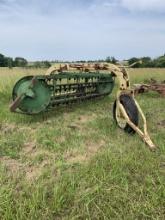 John Deere 640 hay rake w/ dolly wheel