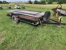 2 Wheel Trailer - NO TITLE - NO GATES INCLUDED.