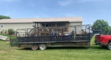 Gooseneck Livestock Trailer, 24 feet long