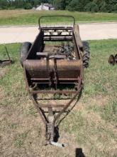 old manure spreader,