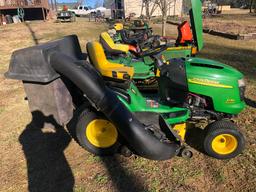 John Deere L130 Mower with Bagger 48 inch