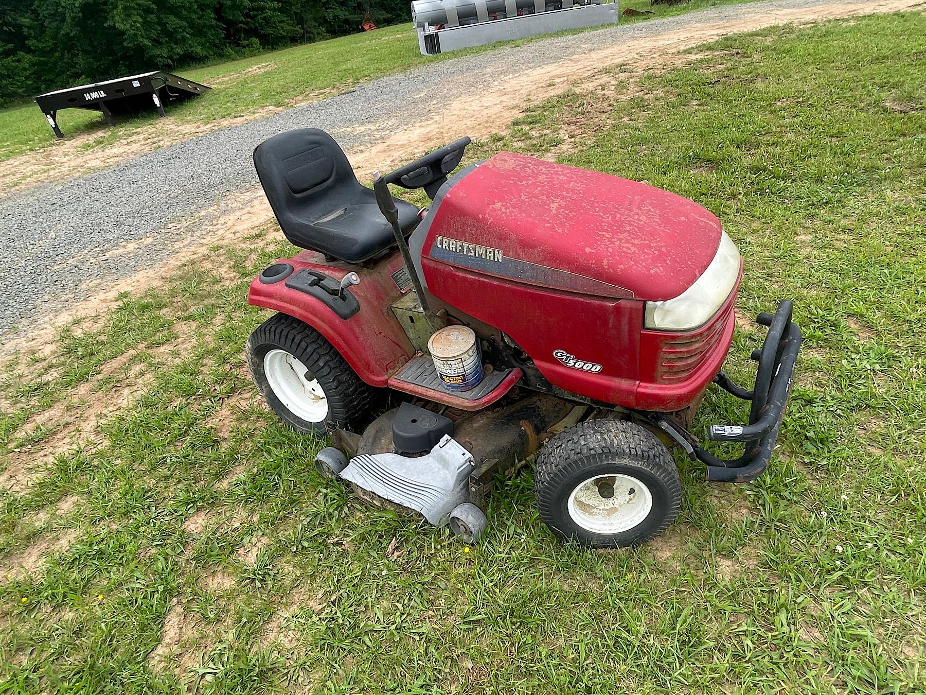 Craftsman GT5000 Ridng Mower