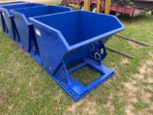 1 CY Blue Dump Hopper