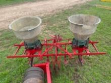 3 Point 2 Row Cultivator w/ Fertilizer Hoppers