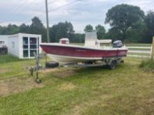 1988 18' Privateer Center Console Boat (TITLE)