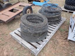 Pallet Of Barbed Wire