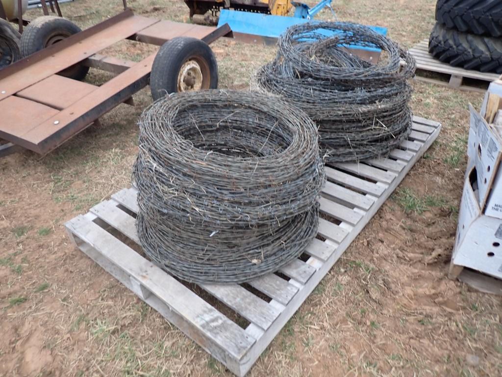 Pallet Of Barbed Wire