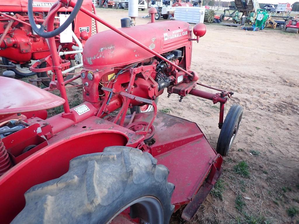 Farmall Cub With Belly Mower
