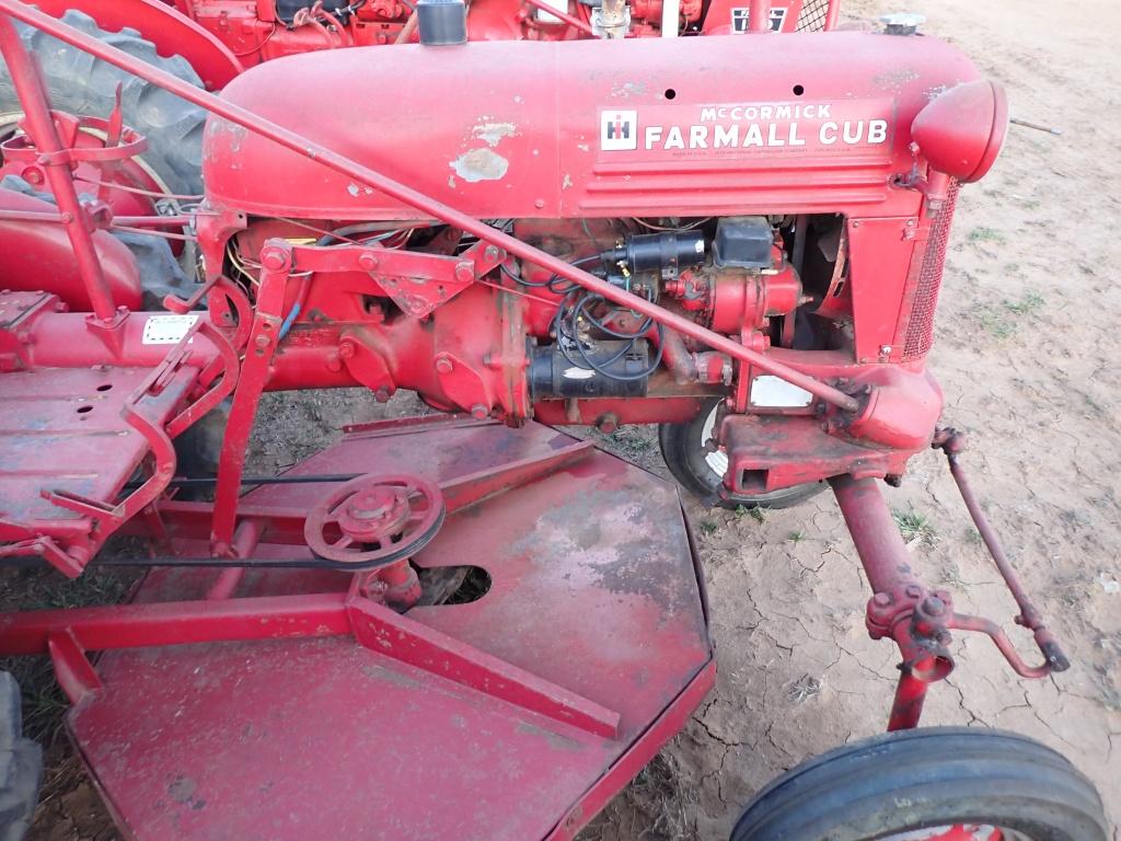 Farmall Cub With Belly Mower