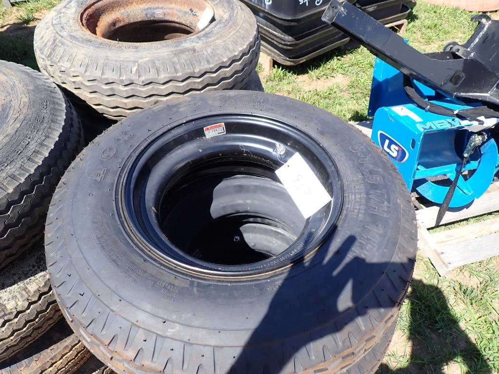 (4) 8-14.5 Mobile Home Trailer Tires