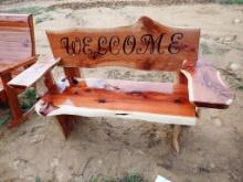 Welcome Cedar Bench