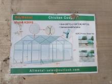 Unused 10' x 20' "All Metal" Chicken Coop