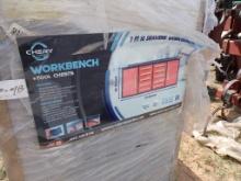 7' 10 Drawer Workbench - Red