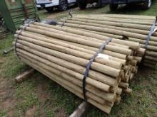 Appx 100 Wood Posts