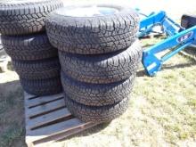 (4) BF Goodrich Rugged Terrain P235/75R15 Tires