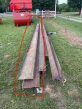 (2) 4" x 12" x 38' Long I Beams