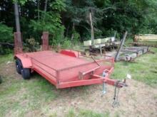 Dual Axle Deckover Trailer - No Title