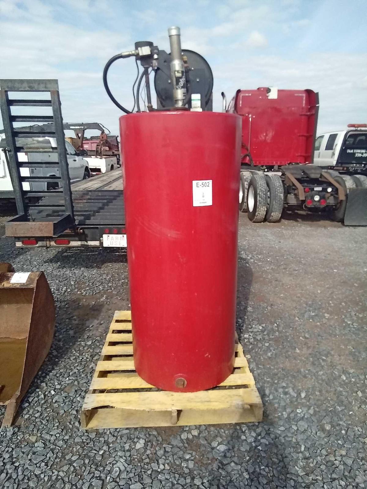 Motor Oil Tank w/Pump