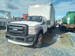 2011 FORD SUPER DUTY F550 BOX TRUCK