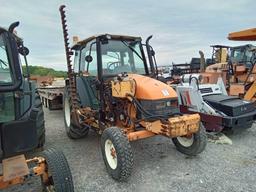 2001 NEW HOLLAND TL80 TRACTOR MOWER - CAB - RH CUT