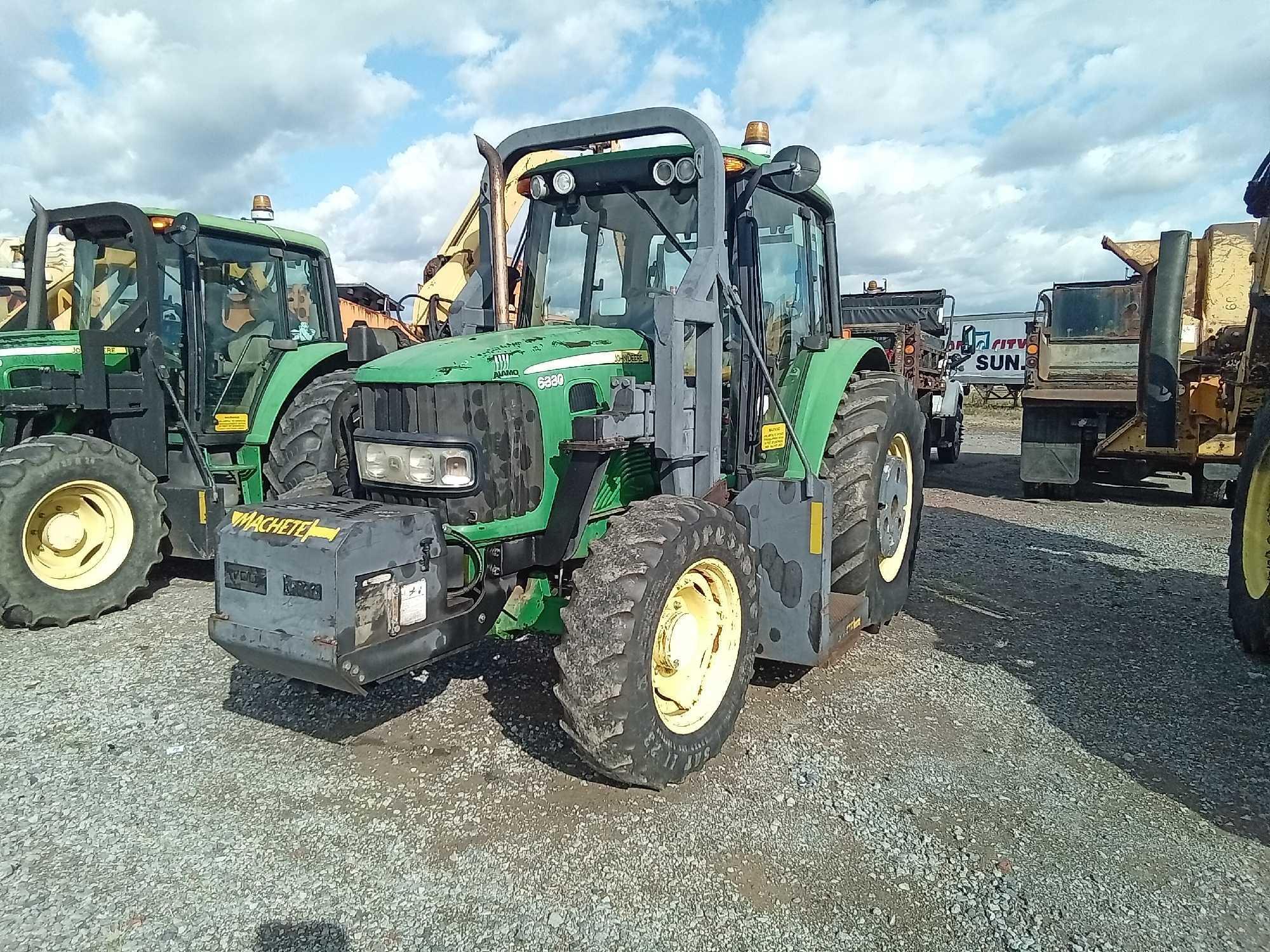 2007 JOHN...DEERE 6330 TRACTOR...MOWER...-...EXT....B