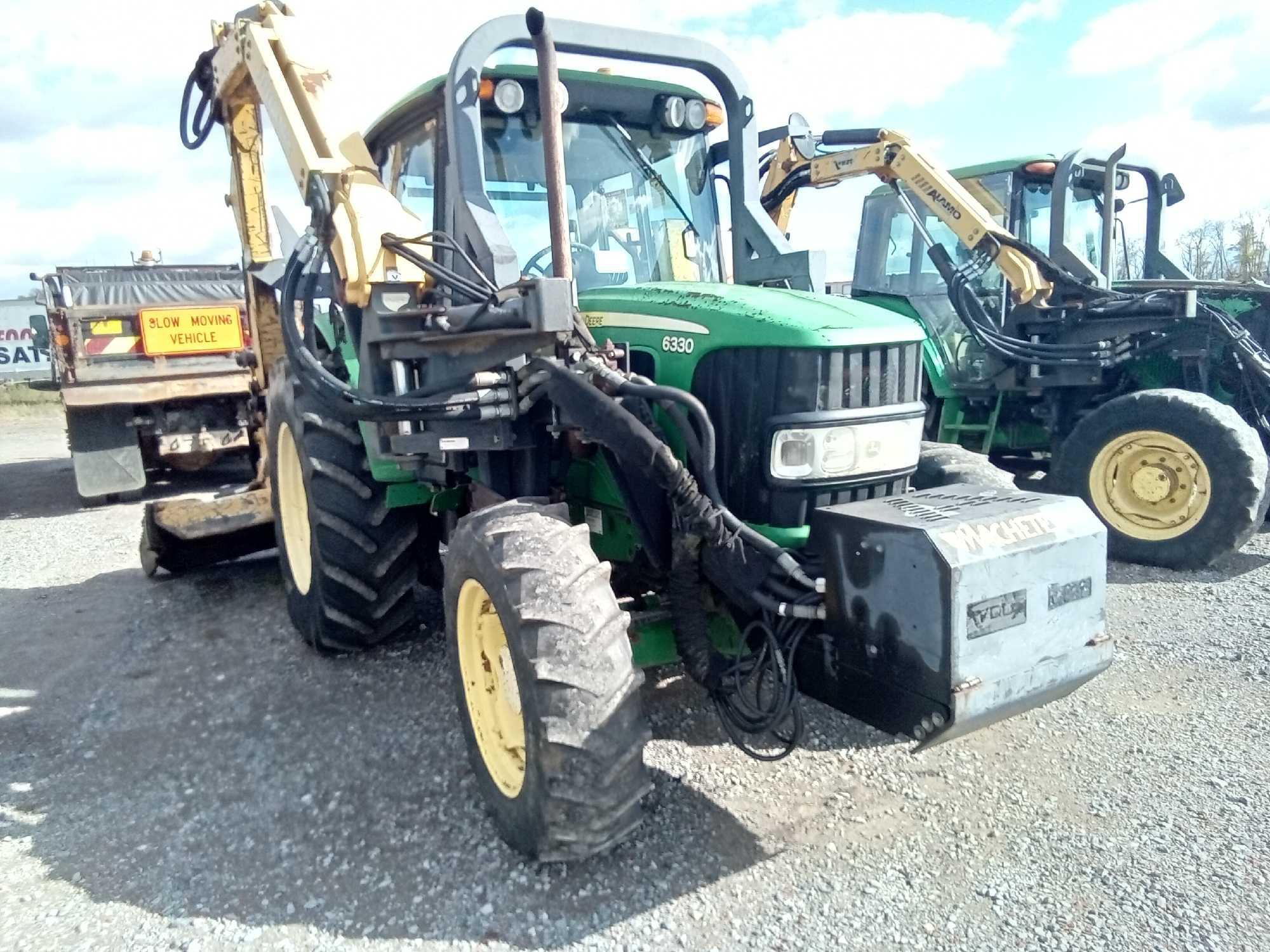 2007 JOHN...DEERE 6330 TRACTOR...MOWER...-...EXT....B