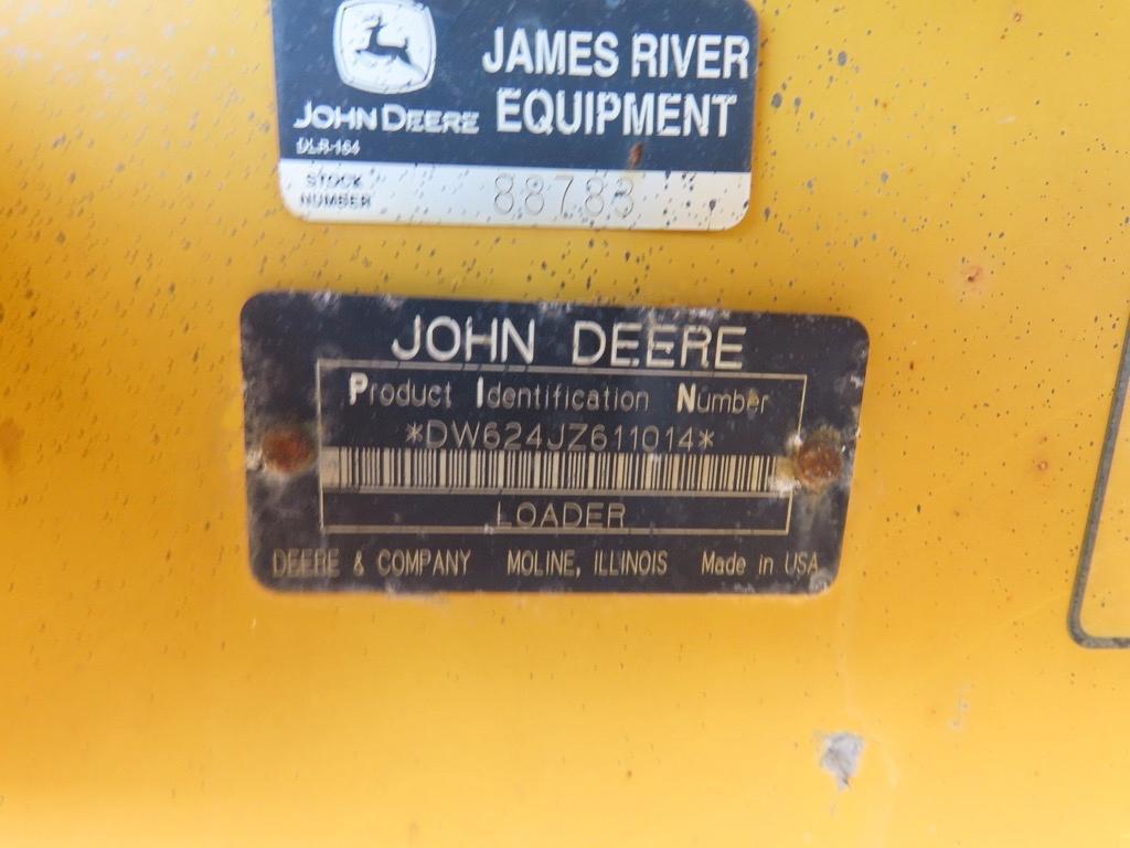 2007...JOHN...DEERE...WHEEL...LOADER 624J
