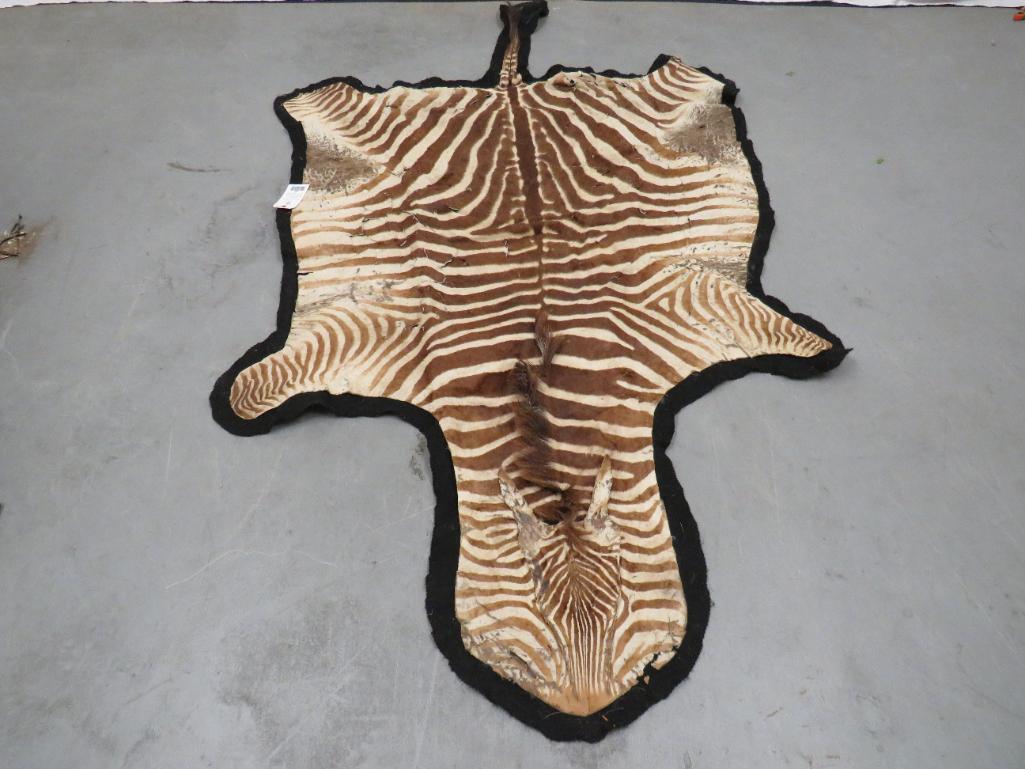 VINTAGE ZEBRA RUG