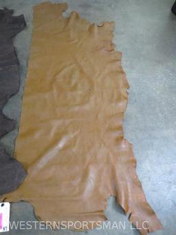 Leather Lot Approx 32'Square Lighter Leather is Kudu TAXIDERMY