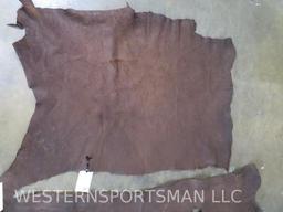 Leather Lot Approx 32'Square Lighter Leather is Kudu TAXIDERMY