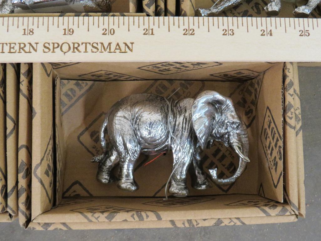 7 Resin African Animal Figurines (New in Box) DECOR