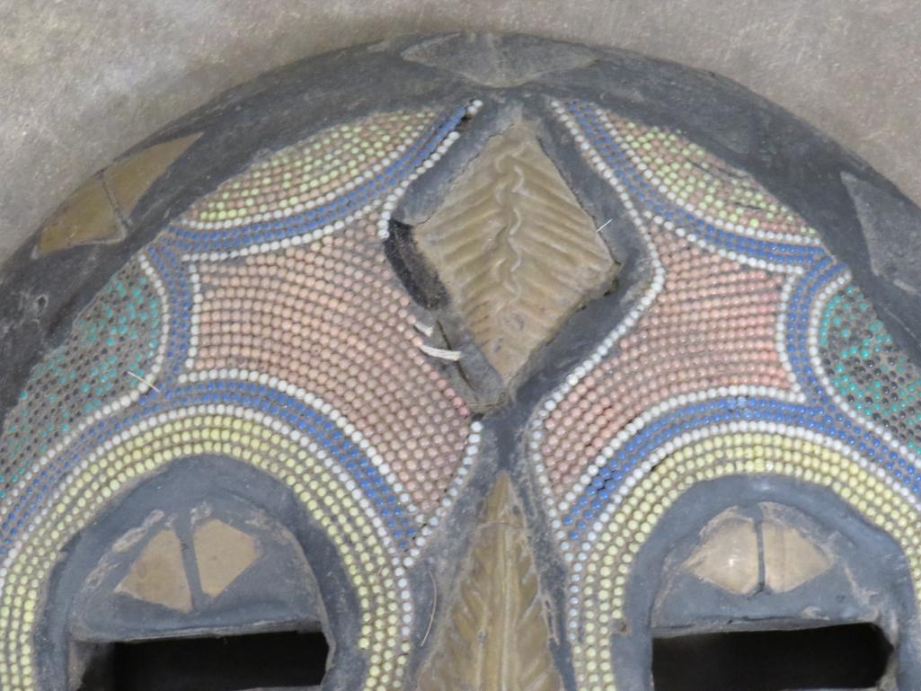 2 Hand Carved African Masks (ONE$) AFRICAN ART