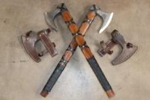(2) Contemporary Viking Battle AXES (ONE$)