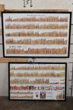 (1) "Rifleman's Classic" and (1) "American Standard" Framed Ammunition Posters (ONE$)