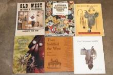 (6) Old West Antiques and Collectibles Books (ONE$)