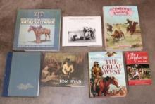 (7) BOOKS on the Old West, Cowboys, and Indians. 2 are Author signed (ONE$)