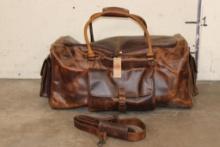 *Brand New* XL Leather DUFFLE or TRAVEL Bag with a Shoulder Strap