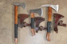 (2) Steel HATCHETS and (1) Steel PICK AXE (ONE$)