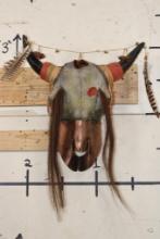 Partial BUFFALO/BISON Skull Decorated and Embellished