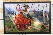 Framed Snoopy Fighter Pilot Poster