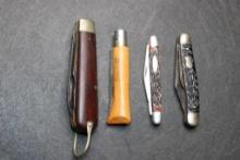 (4) Vintage POCKET KNIVES (ONE$)