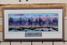 "River Reflections" Original Acrylic Painting Signed and Personalized by artist Roger Flythe