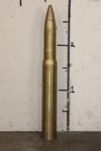 Original Inert 90mm U.S. Military Brass Artillery Shell