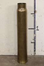 Original U.S. Navy 3-inch MK-7 Brass Casing dated 12-1948