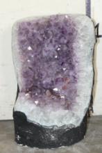 Big 57 lb AMETHYST Crystal Geode Cathedral