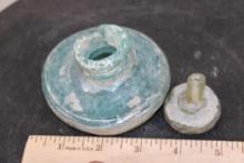 (2) Ancient ROMAN GLASS Bottles from the Roman Empire (ONE$)