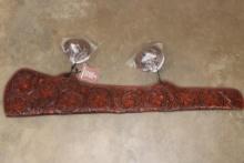 *New* Tooled Leather Rifle or Long Gun Holster for a Saddle