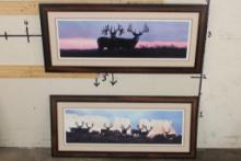 (2) Large Cabela's Edition Art Photo Prints by Robert King for King's Outdoor World 2002 (ONE$)