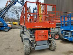 Skyjack SJ7127 Rough Terrain Scissor Lift (S/N 343081, Year 2006), with 33' Working Height, 27'